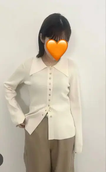 CITEN 컴팩트 니트 셔츠 미사용 새상품