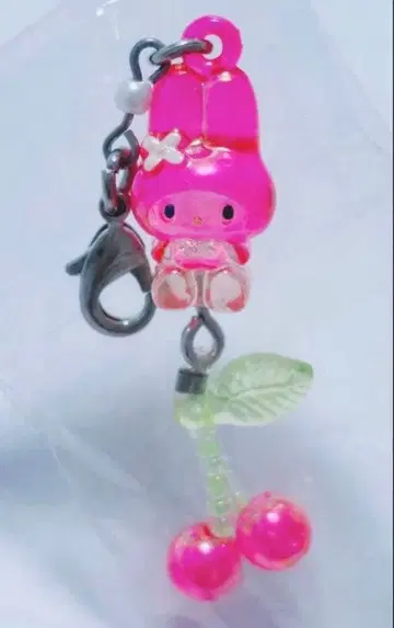 체리 마이멜로디 지퍼 마스코트 산리오 헤이세이 레트로 참