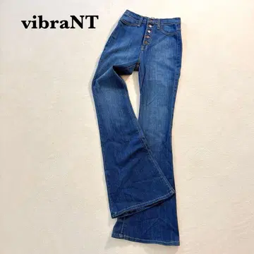 vibrant 부츠컷 데님 9 W28 블루 키스마크 플레어 팬츠