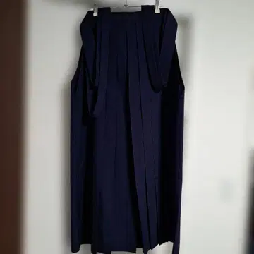 하카마 네이비 컬러 모 100%