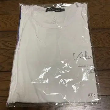[Alexandros] T셔츠 화이트 L 사이즈