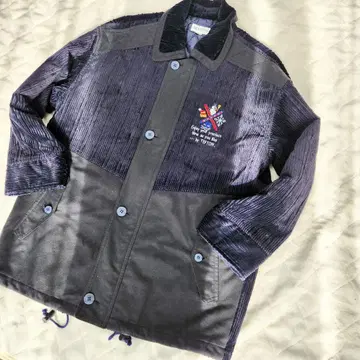 TEFTON 블루종 자켓 자수