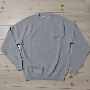 [새상품] 유나이티드 애로우즈 미들 게이지 아제 크루넥 니트 워셔블