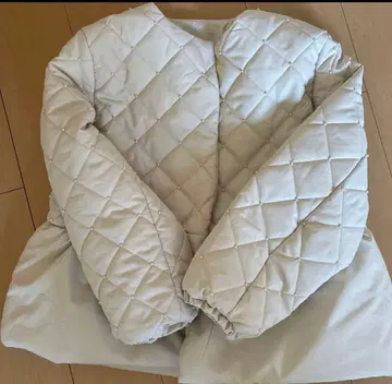 coca 펄 퀼팅 블루종