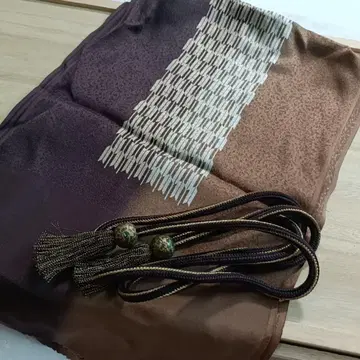 14 허리띠 오비 장식 천 세트 보라색 골드