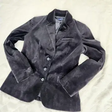 GAP 테일러드 자켓 벨로아 블랙