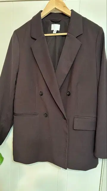 H&M 브라운 더블 자켓 M 사이즈