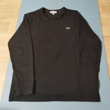 LACOSTE 블랙 긴팔 티셔츠 US M