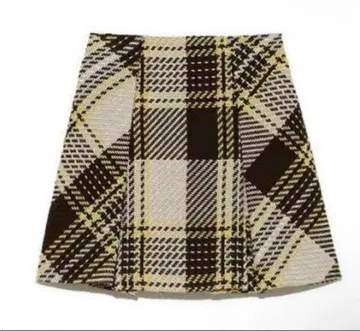 [ 새상품급 ] SNIDEL 로빙 체크 미니 스커트