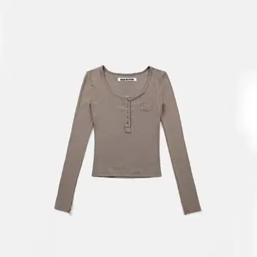 BAD BLOOD 베이지 긴팔 T셔츠