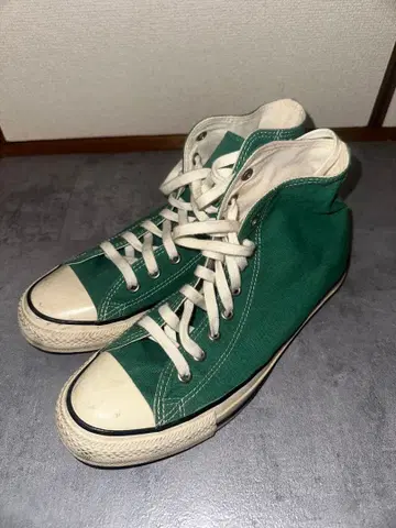 Converse All Star 그린 스니커즈 27.5com