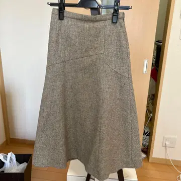 [ 새상품급 ] INDIVI 플레어 스커트 5호