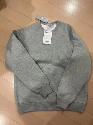 BEAMS 별주 Champion 그레이 맨투맨 헤비웨이트