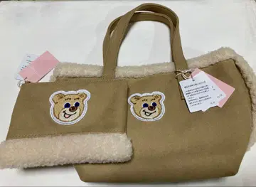 러브러리 바이 페이 올드 테디 와펜 보아 토트백 보아 파우치