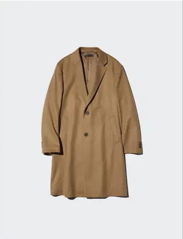 울 캐시미어 체스터 코트