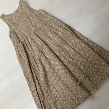 사만사 모스2 리프 무늬 롱 원피스