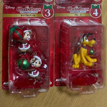 디즈니 크리스마스 오너먼트 복권 칩 앤 데일 플루토