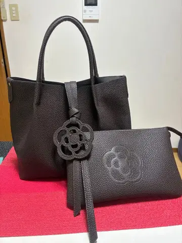 클레이 서스 다크 브라운 토트백 세트