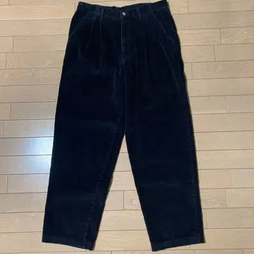 코듀로이 팬츠 블랙 33 x 30