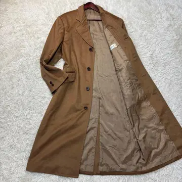 새상품급 Guy Laroche 캐시미어 100% 체스터 코트 카멜