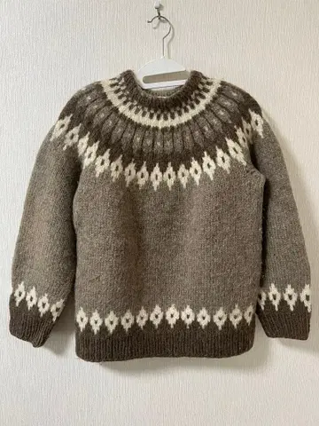 vintage 노르딕 스웨터