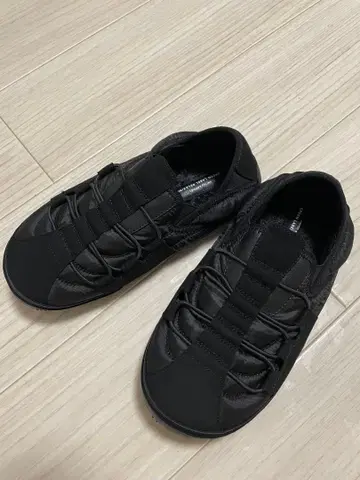 [ WEB 한정판 ] 웜 패딩 모크 신발 - 발수 - 블랙 / XL