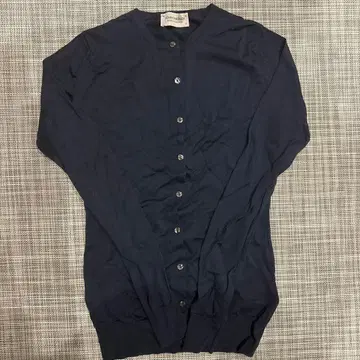 JOHN SMEDLEY 네이비 가디건 S