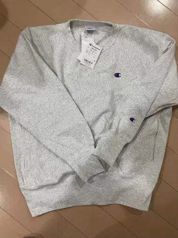 BEAMS 별주 Champion CWSV405 Oatmeal S 맨투맨