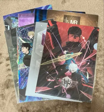 월드 트리거 클리어 파일 세트 9매 유마 슈 치카 휴스 진