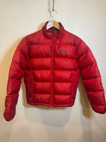 patagonia 남성용 S 레드 다운 자켓