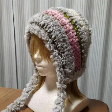 귀도리 니트 모자 발라클라바 핸드메이드