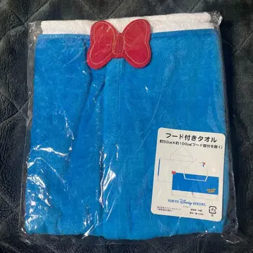 도날드 후드 부착 타월