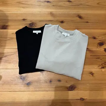 2벌 판매 유나이티드 애로우즈 속기모 립 크루넥 맨투맨