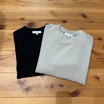 2벌 판매 유나이티드 애로우즈 속기모 립 크루넥 맨투맨