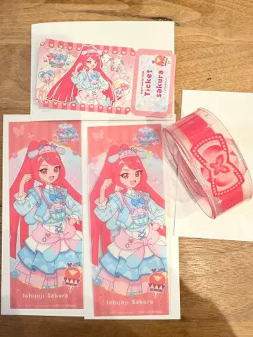 아이프리 월드 아이프리 카페 이치죠지 사쿠라 4점 세트 아이프리