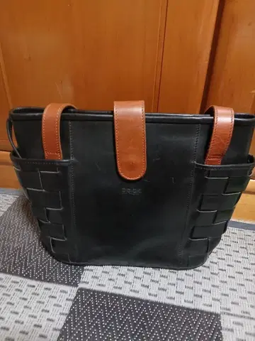 bree 블랙 토트백 뜨개질 디자인