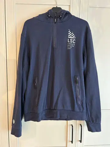 LACOSTE SAILING CLUB 네이비 후드티