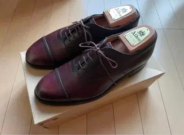 US8 Alden 906 스트레이트 팁 버건디 로퍼 26cm