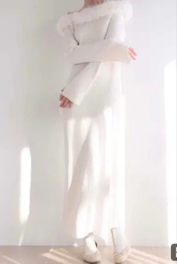 택 포함 미사용 새상품 Seemi.by NICE CLAUP 퍼 니트