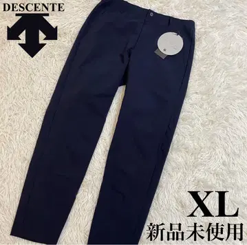 새상품 데상트 테이퍼드 팬츠 롱팬츠 비즈니스 골프 네이비