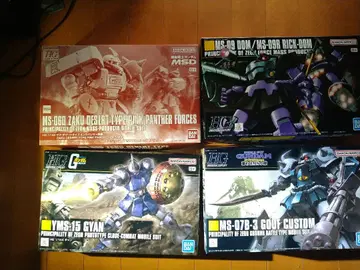 HG 돔, 갠, 구프 커스텀, 사막 자쿠 핑크 팬서 부대 4