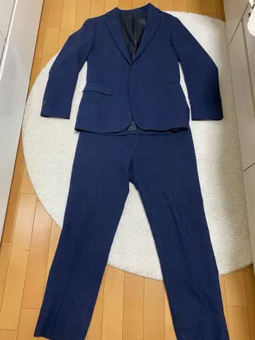 네이비 울 혼방 수트 united arrows 셋업