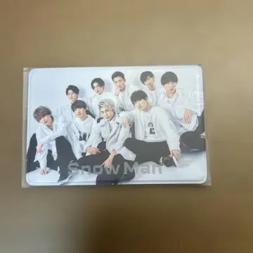 SnowMan 조기 FC 가입 혜택 회원증 케이스