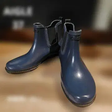 AIGLE 네이비 숏부츠