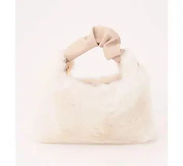 자유구 2WAY 인조 모피 하프문 백 새상품