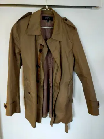 유니클로 베이지 트렌치코트 L 사이즈