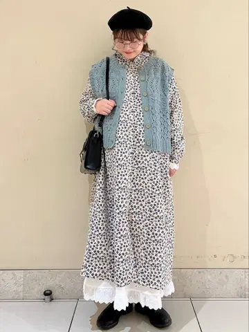 백리본 셔츠 원피스