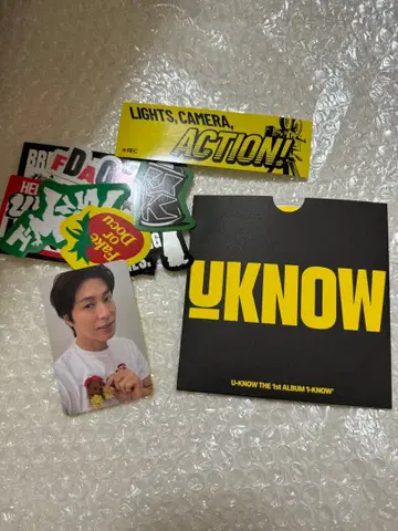 동방신기 유노 윤호 U-KNOW 앨범 I-KNOW 트레이딩 카드