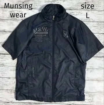 먼싱웨어 반팔 L 풀 집업 자켓 Munsingwear