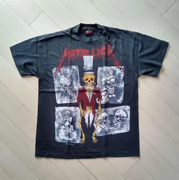 METALLICA pushead 메탈리카 밴드 티셔츠